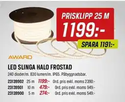 Swedol Award led slinga halo frostad erbjuda