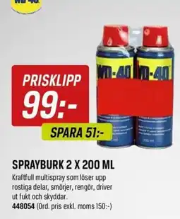 Swedol Wd-40 sprayburk erbjuda