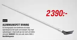 Swedol Hultafors aluminiumspett rivning erbjuda