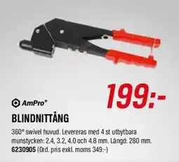 Swedol AmPro blindnittång erbjuda