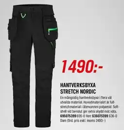 Swedol Hantverksbyxa stretch nordic erbjuda