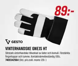 Swedol Gesto vinterhandske gnejs ht erbjuda