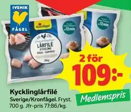 Stora Coop Kycklinglårfilé, Medlemspris erbjuda