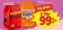 Stora Coop Läsk 4-pack erbjuda