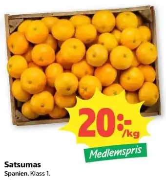 Coop Satsumas erbjuda