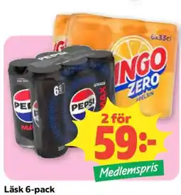 Coop Pepsi Läsk 6-pack erbjuda