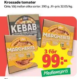 Coop Tony's Krossade tomater erbjuda