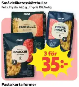Coop Coop små delikatessköttbullar erbjuda