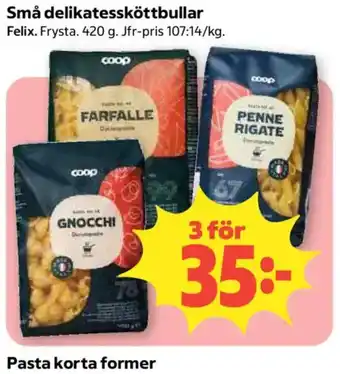 Coop små delikatessköttbullar