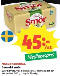 Coop Smör erbjuda