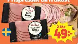 Coop Bror Jakobs rökt skinka svartrökt skinka erbjuda