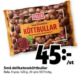 Coop Felix små delikatessköttbullar erbjuda