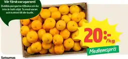 Coop Satsumas erbjuda