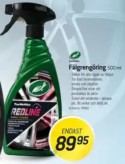 thansen TurtleWax Fälgrengöring 500 ml erbjuda