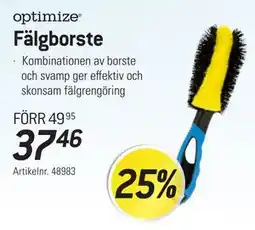 thansen optimize Fälgborste erbjuda