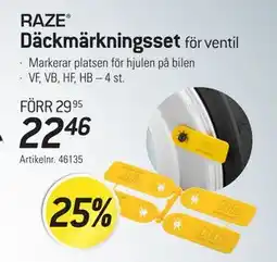 thansen RAZE Däckmärkningsset för ventil erbjuda