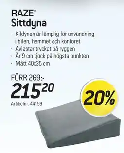 thansen RAZE Sittdyna erbjuda