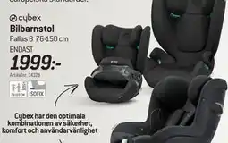 thansen Bilbarnstol Pallas B 76-150 cm erbjuda