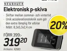 thansen Elektronisk p-skiva erbjuda