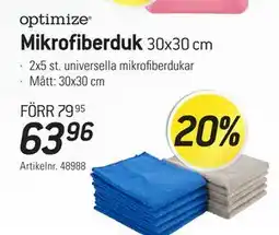 thansen optimize Mikrofiberduk 30x30 cm erbjuda