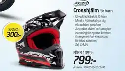 thansen Crosshjälm för barn erbjuda