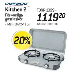 thansen Kitchen 2 För vanliga gasflaskor erbjuda