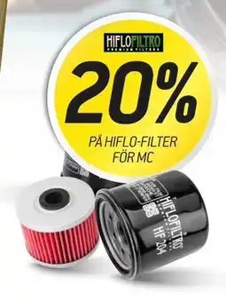 thansen Hiflo-filter för MC erbjuda