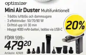 Mini Air Duster Multifunktionell