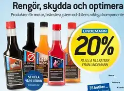 thansen 20% PÅ ALLA TILLSATSER FRÅN LINDEMANN erbjuda