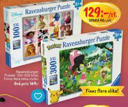 Leklust Ravensburger Puzzle erbjuda