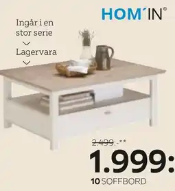 XXXLutz Hom'in soffbord erbjuda