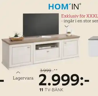 Hom'in 11 tv-bänk