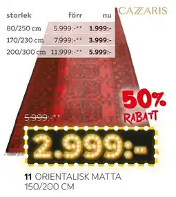 XXXLutz Cazaris orientalisk matta erbjuda