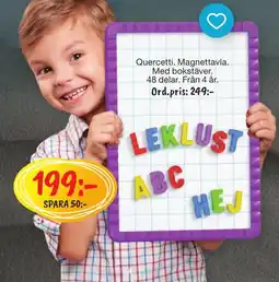 Leklust Quercetti Magnettavla erbjuda