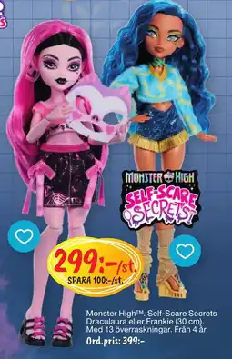 Leklust Monster High Self-Scare Secrets erbjuda