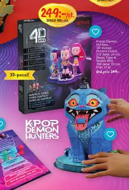 Leklust K-pop Demon Hunters erbjuda
