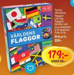 Leklust Tactic världens flaggor erbjuda