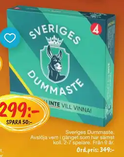 Leklust Sveriges Dummaste erbjuda