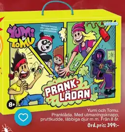 Leklust Yumi och Tomu pranklådan erbjuda