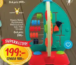 Leklust Happy Baby Rymdraket erbjuda