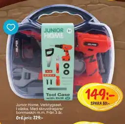 Leklust Junior Home Verktygsset erbjuda