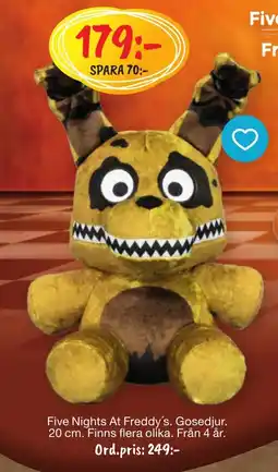Leklust Five Nights At Freddy's Gosedjur erbjuda