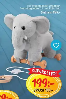 Leklust Teddykompaniet handdocka erbjuda