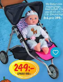 Leklust My Baby Love Joggingvagn erbjuda