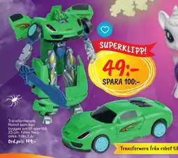 Leklust Transformerare erbjuda