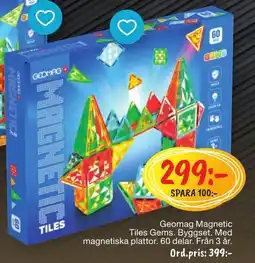 Leklust Geomag Magnetic Tiles Gems erbjuda