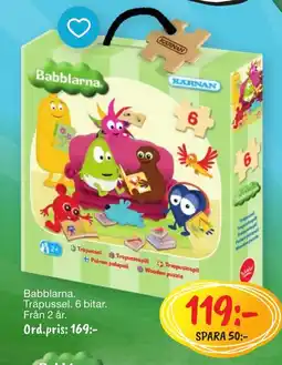 Leklust Babblarna tråpussel erbjuda