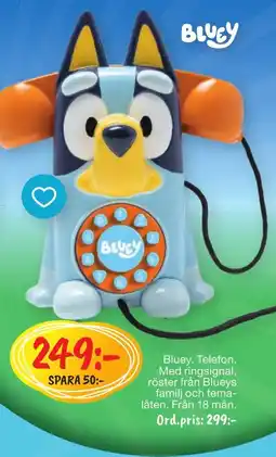 Leklust Bluey telefon erbjuda