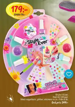Leklust Style 4 Ever. Nail Art Wheel erbjuda