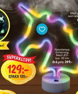 Leklust Neonlampa erbjuda